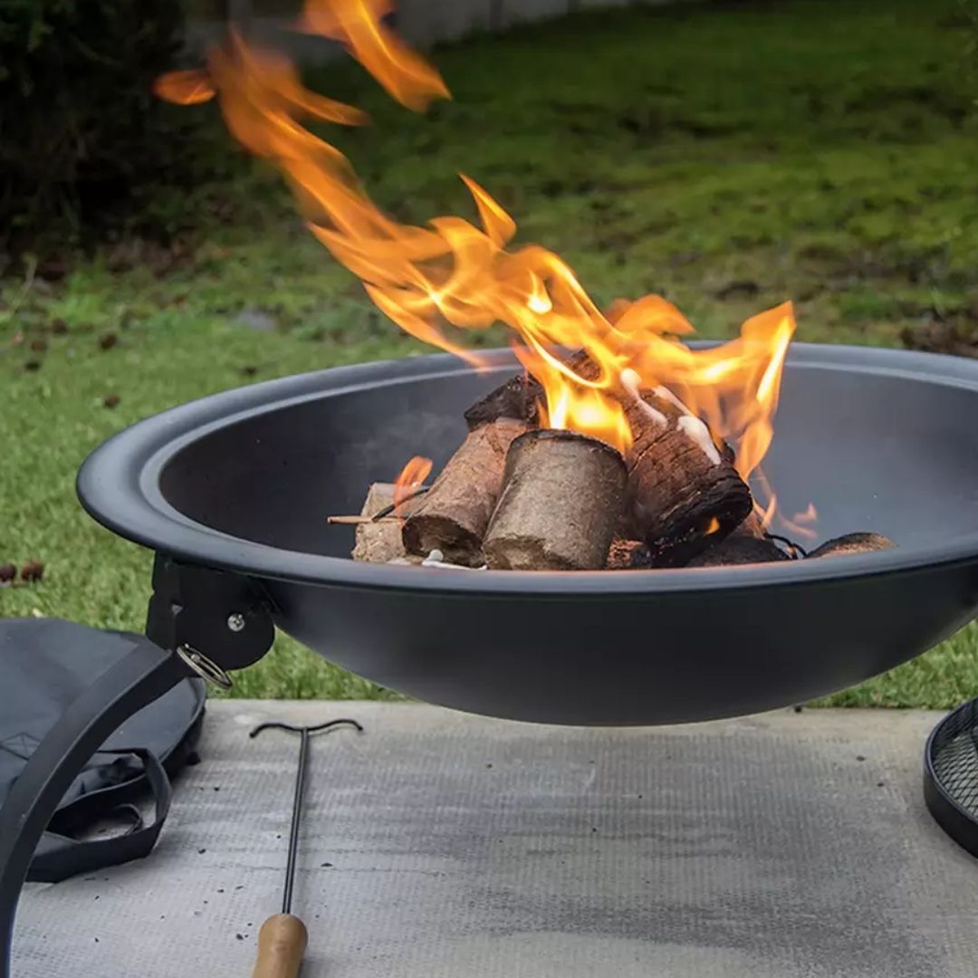 Dual firepit barbecue by Argos