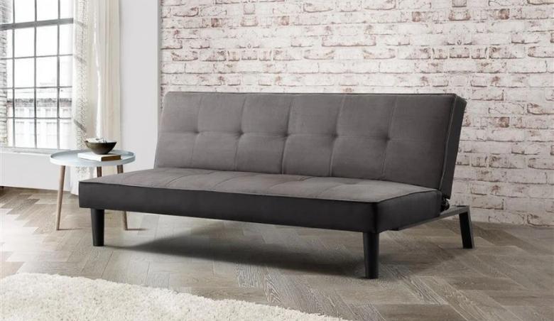 Birlea Aurora Grey Velvet 2 Seater Sofa Bed By Choice Furniture Superstore