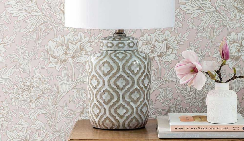 Casablanca Ceramic Bedside Lamp by French Bedroom