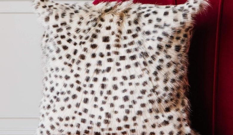 Leopard Print Cushion by Graham & Green