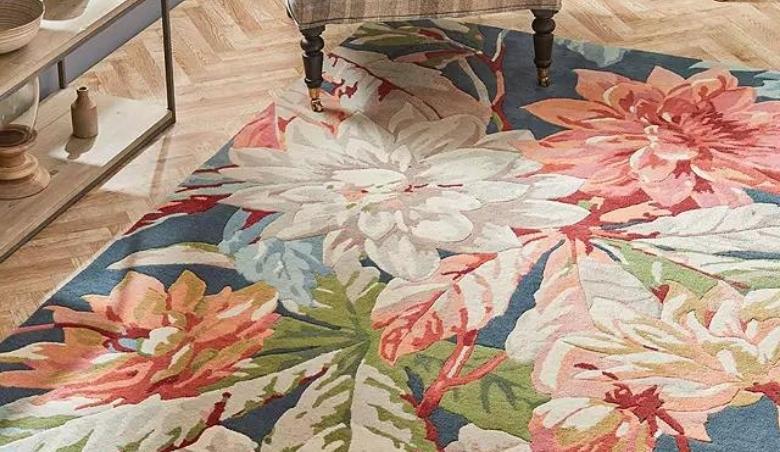 Sanderson Dhalia & Rosehip Floral Rug by John Lewis & Partners