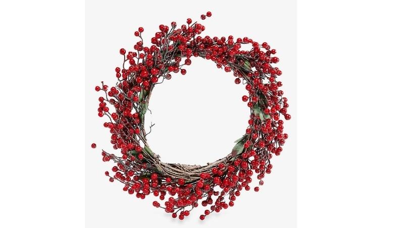 Berry Christmas Wreath 46cm by Selfridges