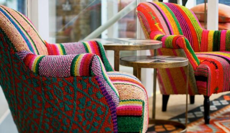Victoria Andean, Armchair, Multicoloured Patterned By Andrew Martin