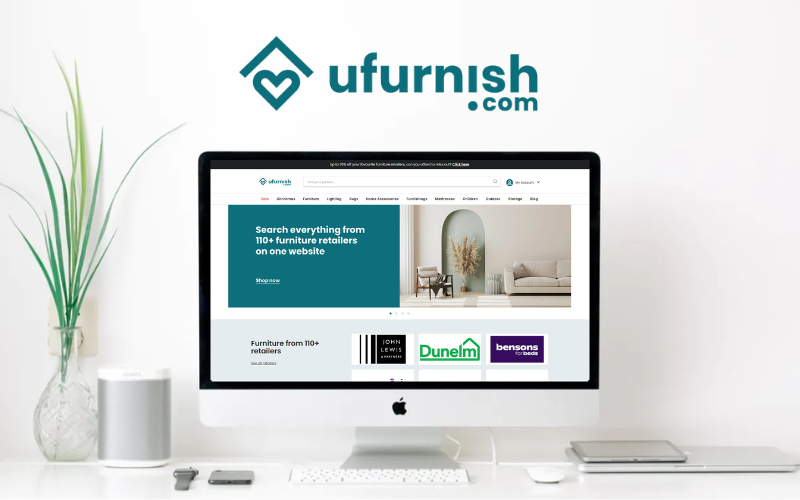 ufurnish.com the UK's leading search and comparison website for furniture