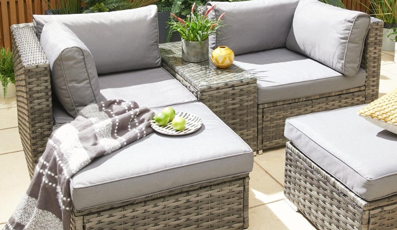 Aruba 2-Seater Modular Sofa Set Garden Furniture by Very