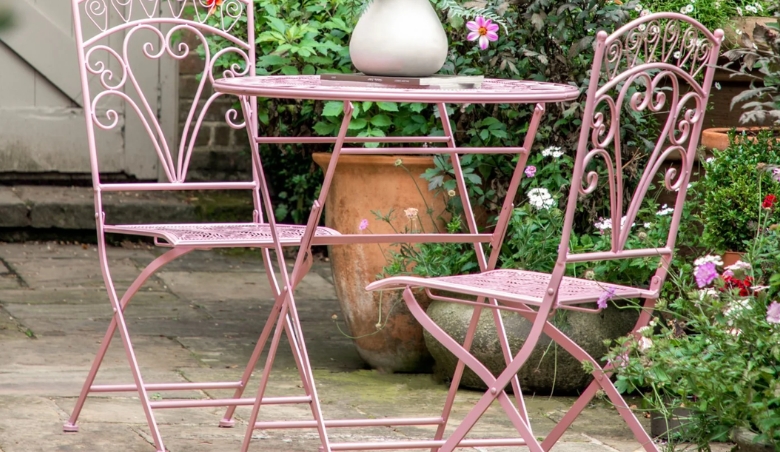 Gallery Direct Brindisi 2-Seater Folding Garden Bistro Table & Chairs Set By John Lewis & Partners