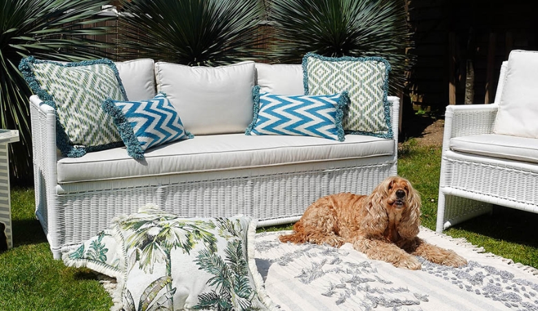 Valletta Outdoor Sofa - 3 Seater By Sweetpea & Willow