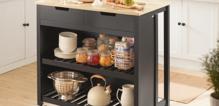 Benefits of a Slim Kitchen Trolley on Wheels: Enhancing Kitchen Functionality