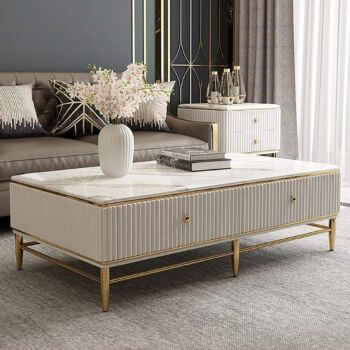 Homary Coffee Table Living Room