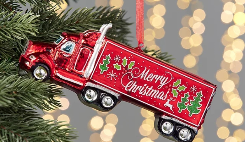 Rainbow Time Capsule Christmas Lorry Bauble By John Lewis & Partners