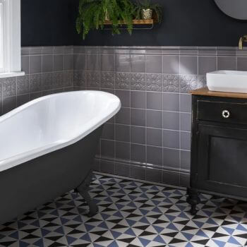 Topps Tiles Autumn Winter Bathroom Tile Trends