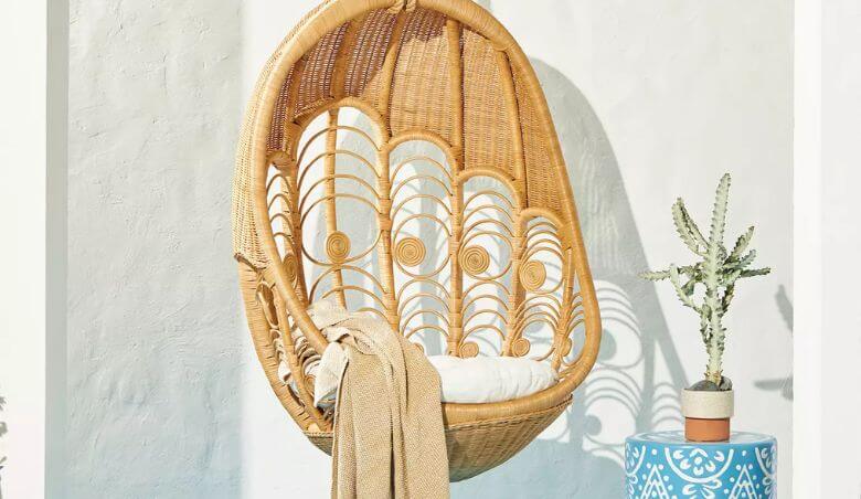 Peacock Hanging Chair by Anthropologie