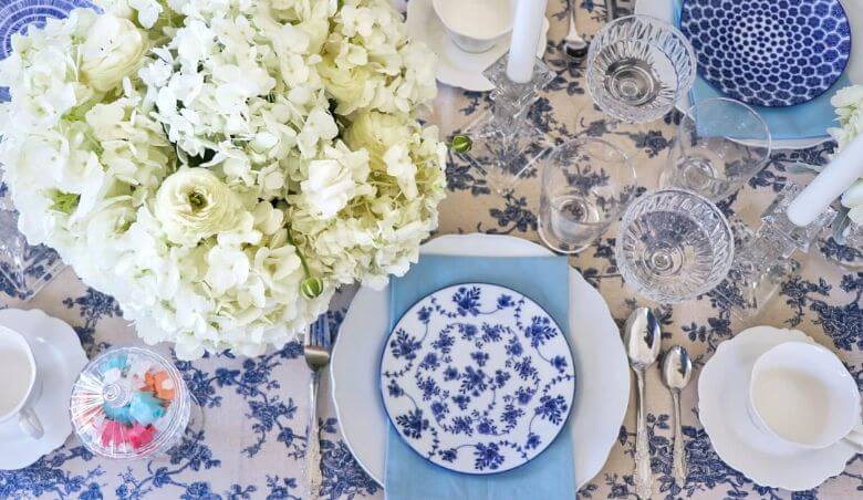 Bridgerton Table Setting