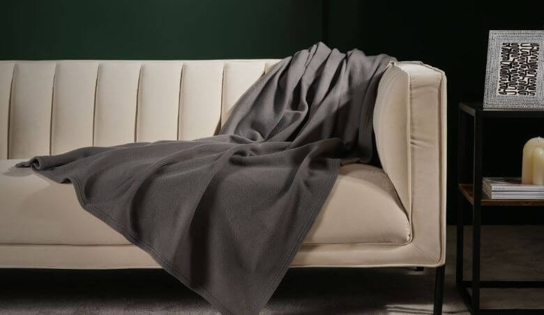 Online Home Shop Grey Throw