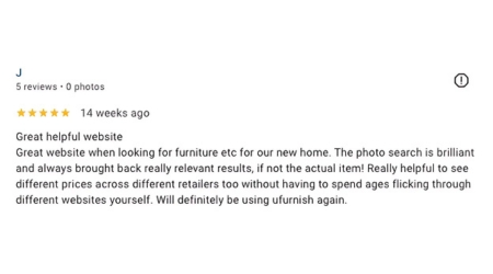 J ufurnish Google Reviews