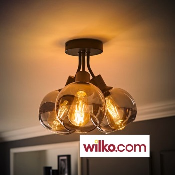 Ceiling Flush Lights from wilko