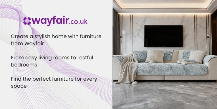 Wayfair Furniture Middle Page Banner