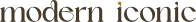Modern Iconic logo