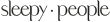 Sleepy People logo